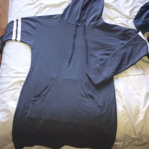 blue, size S, sweater dress